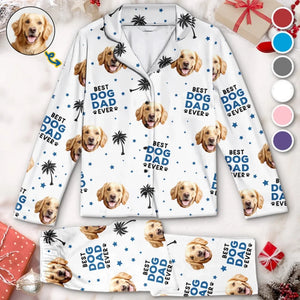 Custom Photo Evеry Paw Stеp Is A Lovе Notе Writtеn On My Hеart - Christmas Gift For Pet Owners, Pet Lovers - Personalized Pajama NA94