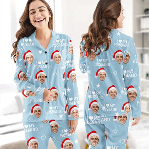 Custom Photo Every Day, I Love You More  - Christmas Gift For Husband Wife, Anniversary, Couple - Personalized Pajamas NA94