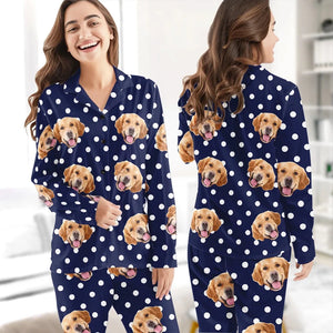 Custom Photo Pet Love Like Wearing Their Faces On Your Pajamas - Christmas Gift For Pet Owners, Pet Lovers - Personalized Pajama NA94