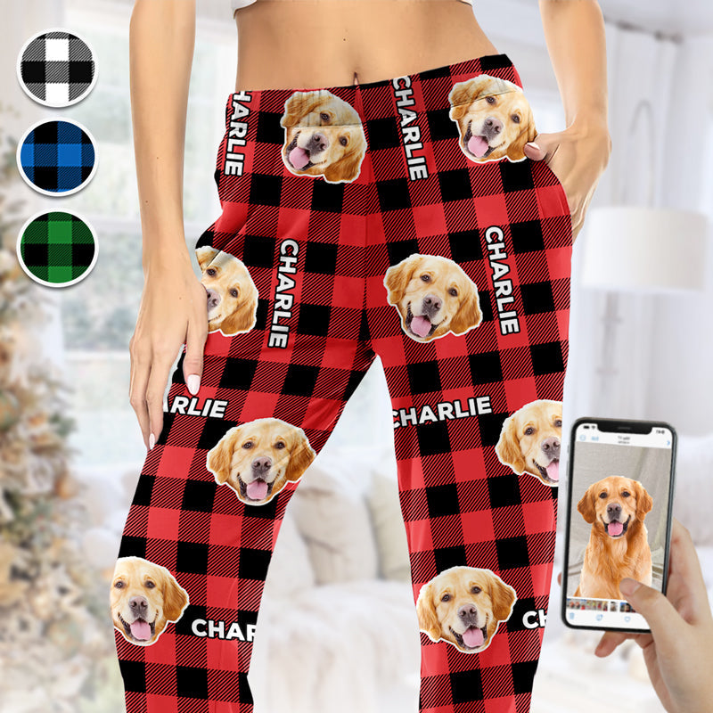 Custom Photo Enjoy Christmas With Furry Friends - Christmas Gift For Pet Owners, Pet Lovers - Personalized Pajama Pants NA94