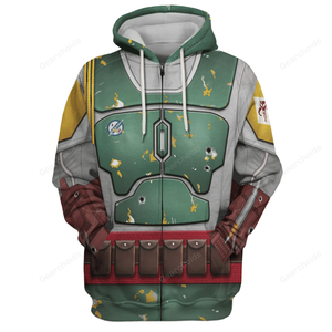 Star Wars Boba Fett Costume Hoodie Sweatshirt Sweatpants SWHS05