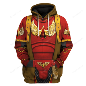 Warhammer Blood Angels Brown Robe - Costume Cosplay Hoodie Sweatshirt Sweatpants WHHS149