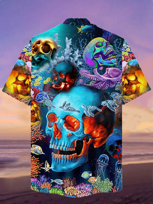 Hippie Mysterious Underwater World Hawaiian Shirt