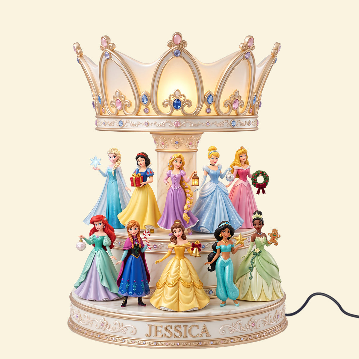 Lovely Fairy Tale Princesses - Personalized Acrylic Light Box - Gift F ...