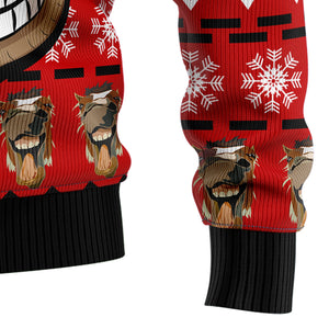 Christmas Funny Horse Ugly Sweatshirt For Men And Women