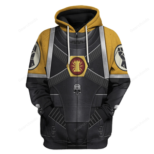 Pre-Heresy Imperial Fists in Mark IV Maximus Power Armor - Costume Cosplay Hoodie Sweatshirt Sweatpants WHHS183