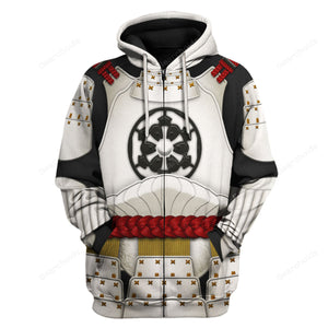 Star Wars Trooper Samurai Costume Hoodie Sweatshirt Sweatpants SWHS37