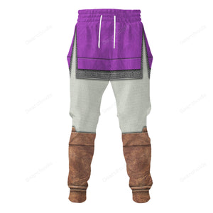 Purple Link Attire Hoodie Sweatshirt Sweatpants ZDHS48