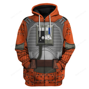 Star Wars Rebel Pilot Samurai Costume Hoodie Sweatshirt Sweatpants Tshirt Hawaiian shirt SWHS57