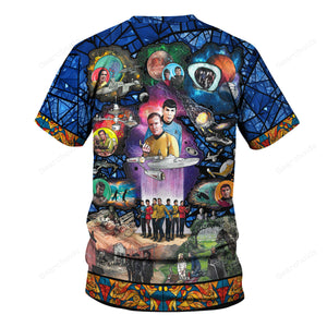 Star Trek The Beginning Stained Glass T-Shirt