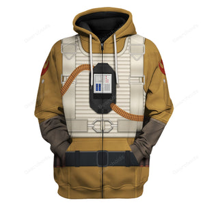 Star Wars Paige Tico's Pilot Costume Hoodie Sweatshirt Sweatpants Tshirt Hawaiian shirt SWHS84