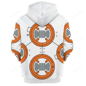 Star Wars BB 8 Robot Costume Hoodie Sweatshirt Sweatpants Tshirt Hawaiian shirt SWHS16