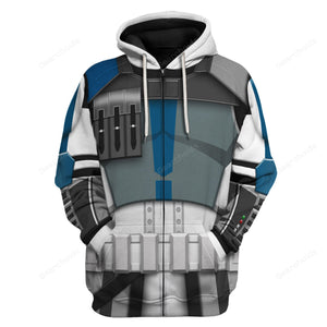 Star Wars Jesse Costume Hoodie Sweatshirt Sweatpants Tshirt Hawaiian shirt SWHS68