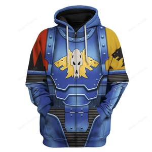 Space Wolves In Mark III Power Armor - Costume Cosplay Hoodie Sweatshirt Sweatpants WHHS169