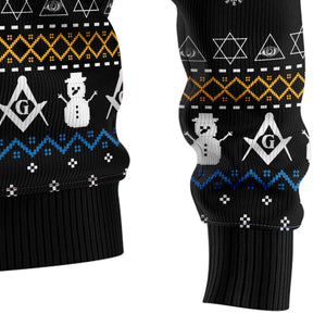 Freemason Ugly Christmas Sweater For Men And Women