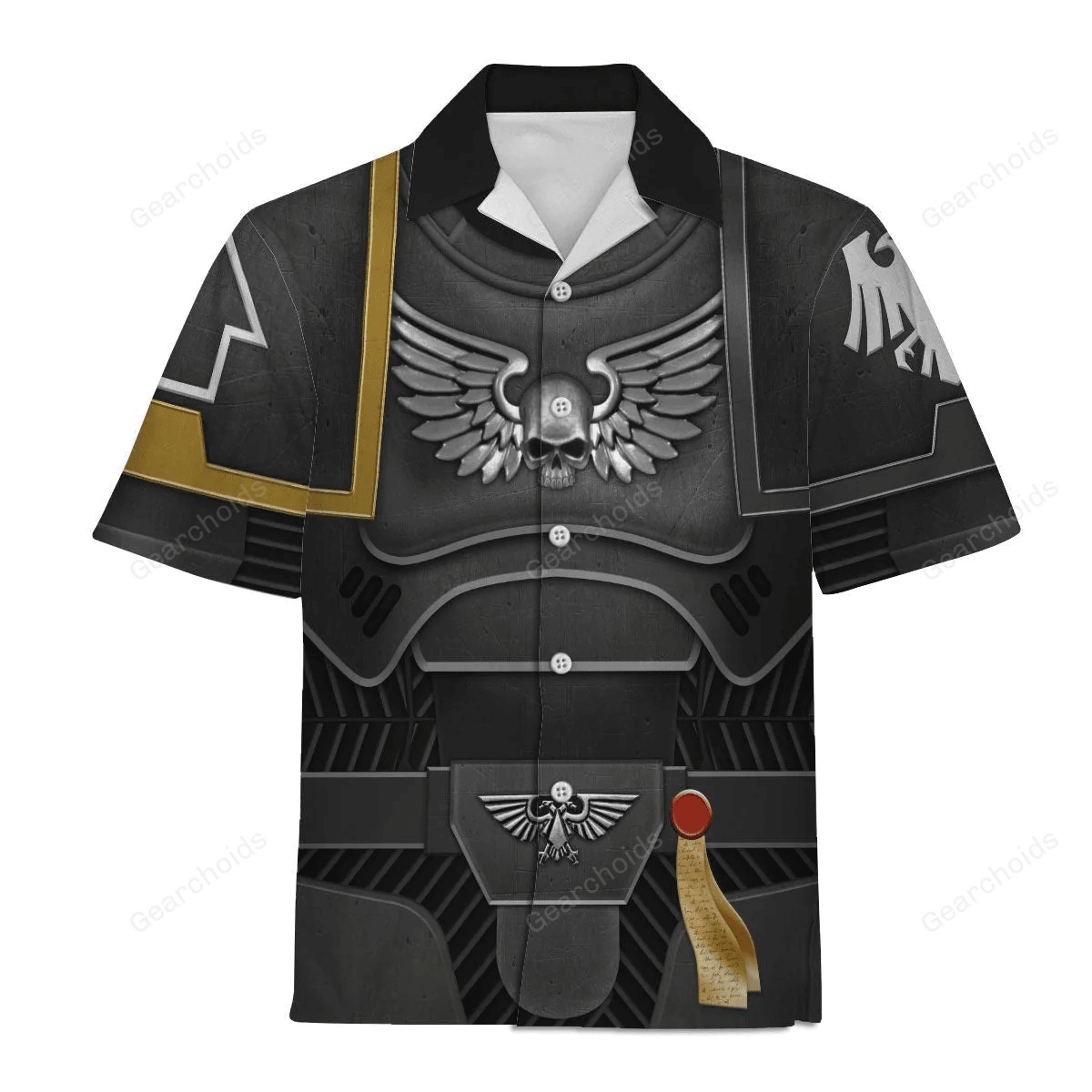 Warhammer Space Marines Raven Guard - Costume Cosplay Hawaiian Shirt WHHS27