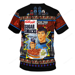 Star Trek Sugar Smacks ST Mission271 Stained Glass T-Shirt