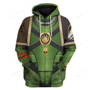 Pre-Heresy Salamanders In Mark IV Maximus Power Armor - Costume Cosplay Hoodie Sweatshirt Sweatpants WHHS23