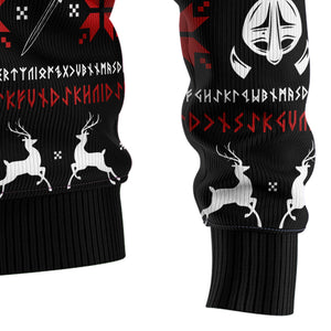 Valhalla Viking Ugly Christmas Sweater For Men And Women