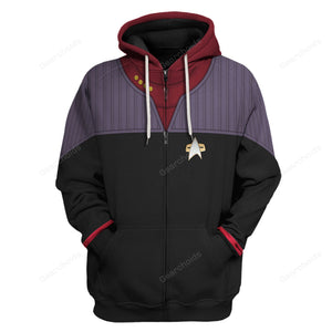 Star Trek Jean-luc Picard Hoodie Sweatshirt Sweatpants