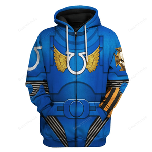 Terminator Armor Ultramarines - Costume Cosplay Hoodie Sweatshirt Sweatpants WHHS141