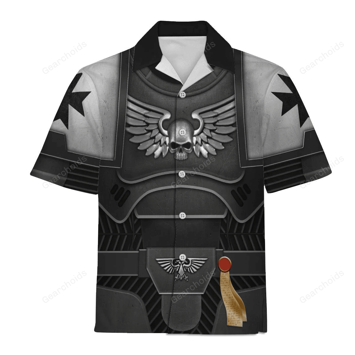 Warhammer Space Marines Black Templars - Costume Cosplay Hawaiian Shirt