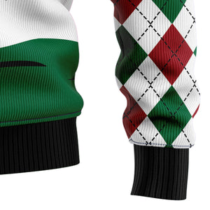 Golfer Santa Ugly Sweatshirt - Gift for Dad, Grandpa, Husband