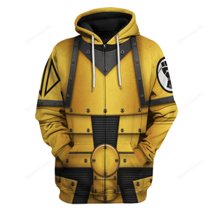 Pre-Heresy Imperial Fists In Mark II Crusade - Costume Cosplay Hoodie Sweatshirt Sweatpants WHHS178