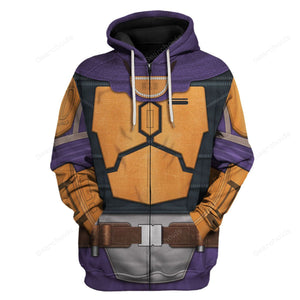 Star Wars Mandalorian SD Costume Hoodie Sweatshirt Sweatpants Tshirt Hawaiian shirt SWHS21