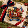 LA02. USA 250th Anniversary 1776-2026 Patriotic Christmas Gift For Family - Personalized Acrylic Ornament