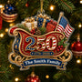 LA02. USA 250th Anniversary 1776-2026 Patriotic Christmas Gift For Family - Personalized Acrylic Ornament