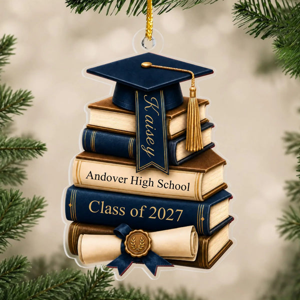 Class Of 2027 Graduation Keepsake Gift For Senior - Personalized Acrylic Ornament MH01