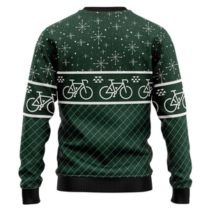 Santa Cycling Ugly Christmas Sweater For Men And Women