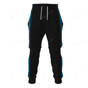 Star Trek Wrath Of Khan Kirk Spock Starfleet Blue Hoodie Sweatshirt Sweatpants