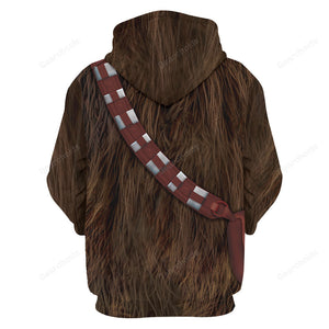 Star Wars Chewbacca Costume Hoodie Sweatshirt Sweatpants SWHS71