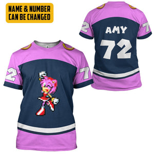 STH Amy Rose T-Shirt 3D For Men & Women