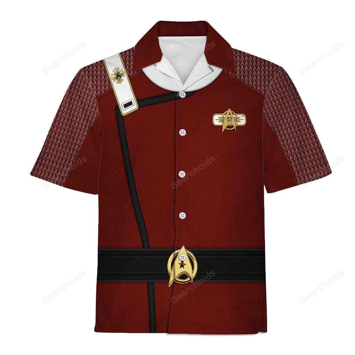 Star Trek Admiral Pike Costume Hawaiian Shirt