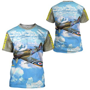 Spitfire T-Shirt 3D For Men & Women