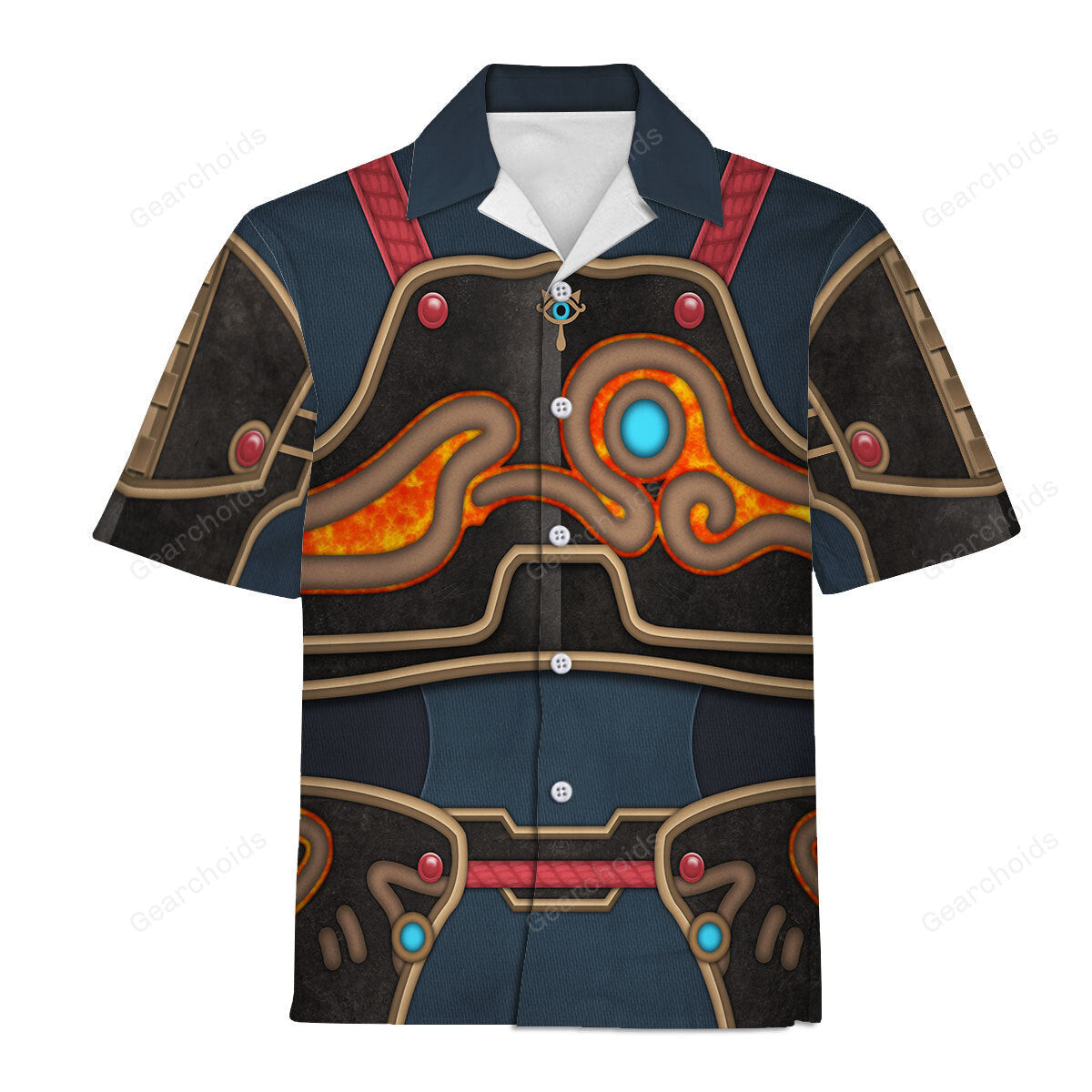 Ancient Armor Cosplay Hawaiian Shirt ZDHS55