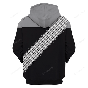 Star Trek DSN Worf Gray Hoodie Sweatshirt Sweatpants