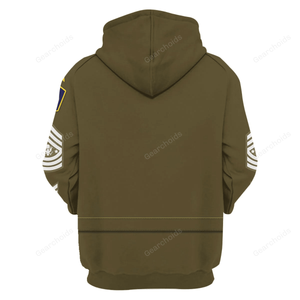 Rank And Branches Enlisted Army Service Hoodie Sweatshirt Sweatpants