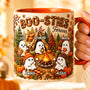 Boo Sties Forever Fall Camping Gift For Besties - Personalized Accent Mug HN02