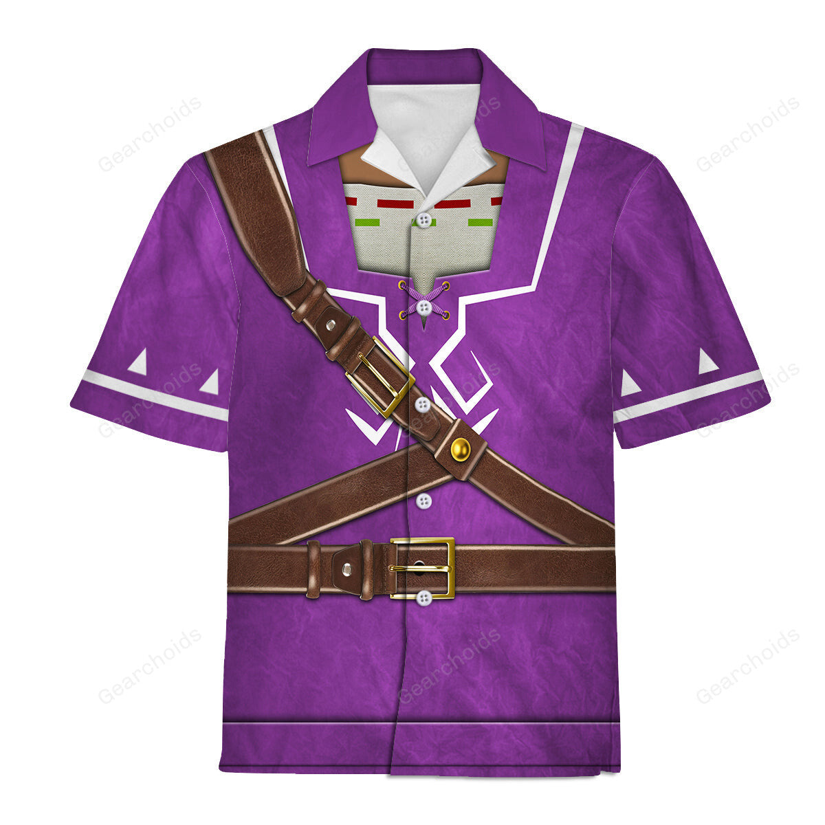 Purple Link Attire Hawaiian Shirt ZDHS48