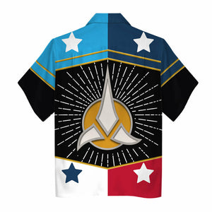 Star Trek Worf Is Not A Merry Man Cool Hawaiian Shirt