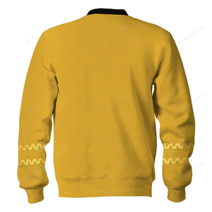 Star Trek The Original Series Yellow Hoodie Sweatshirt Sweatpants