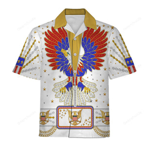 Elvis New Generation Eagle - Costume Cosplay Hawaiian Shirt ELHS32