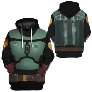 Star Wars Boba Fett In The Black Mando Season 2 Hoodie