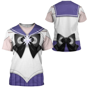 Sailor Saturn Costume Cosplay T-Shirt 3D