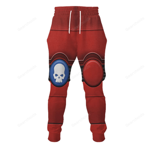 Space Marines Blood Angels V2 - Costume Cosplay Hoodie Sweatshirt Sweatpants WHHS59