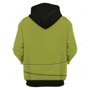 Star Trek TOS Kirk Green Tunic Hoodie Sweatshirt Sweatpants